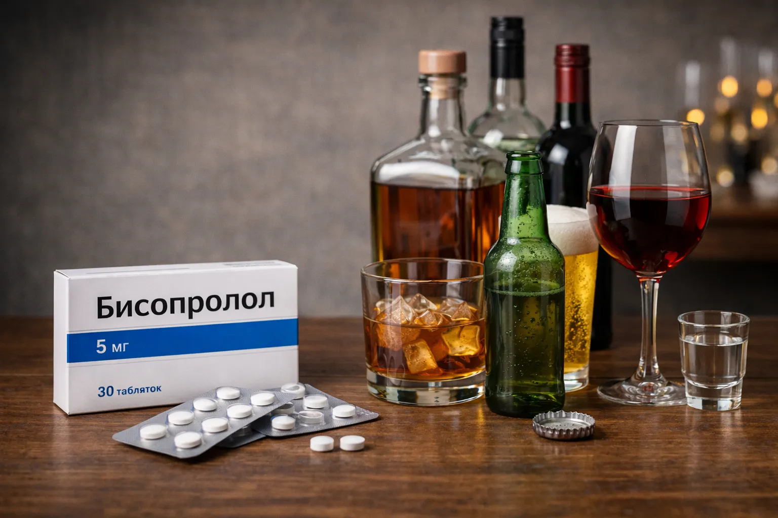 Бисопролол и алкоголь
